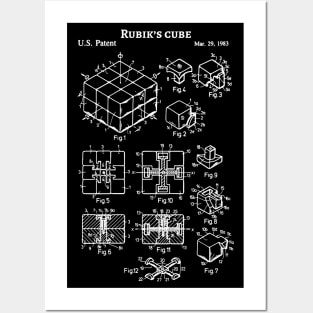 Rubik's cube patent Posters and Art